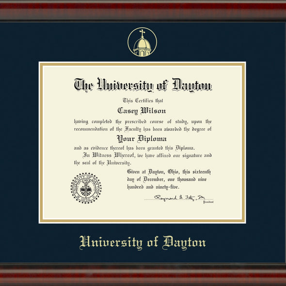Dayton Diploma Frame, the Fidelitas Shot #2