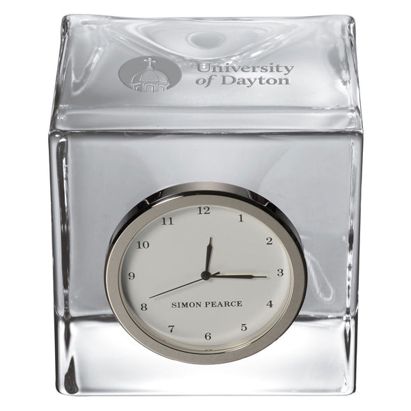 Dayton Glass Desk Clock by Simon Pearce Shot #2