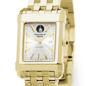 Dayton Men's Gold Watch with 2-Tone Dial & Bracelet at M.LaHart & Co. Shot #1
