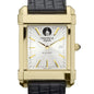 Dayton Men's Gold Watch with 2-Tone Dial & Leather Strap at M.LaHart & Co. Shot #1