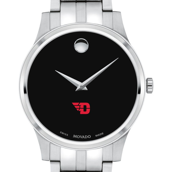 Dayton Men's Movado Collection Stainless Steel Watch with Black Dial Shot #1