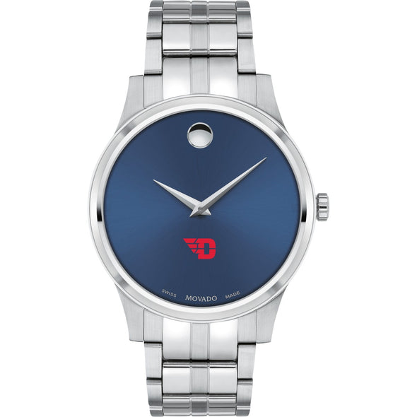 Dayton Men's Movado Collection Stainless Steel Watch with Blue Dial Shot #2