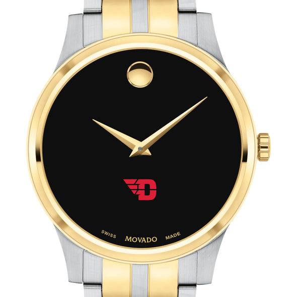Dayton Men's Movado Collection Two-Tone Watch with Black Dial Shot #1