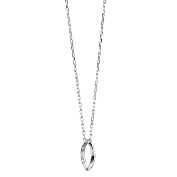 Dayton Monica Rich Kosann Poesy Ring Necklace in Silver Shot #2