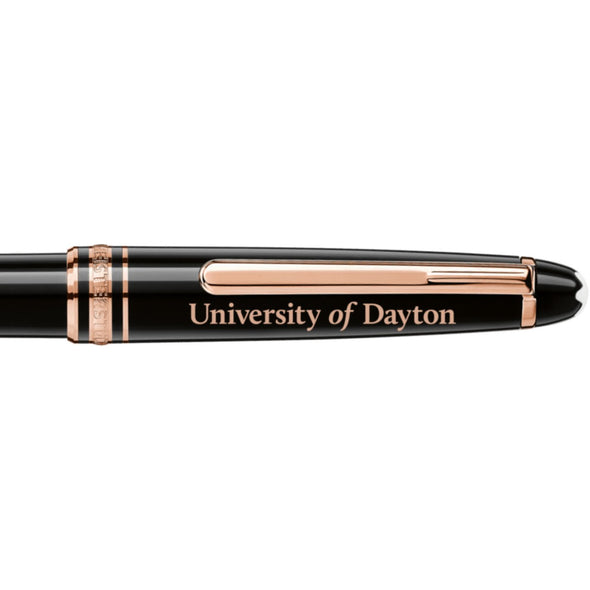 Dayton Montblanc Meisterstück Classique Ballpoint Pen in Red Gold Shot #2