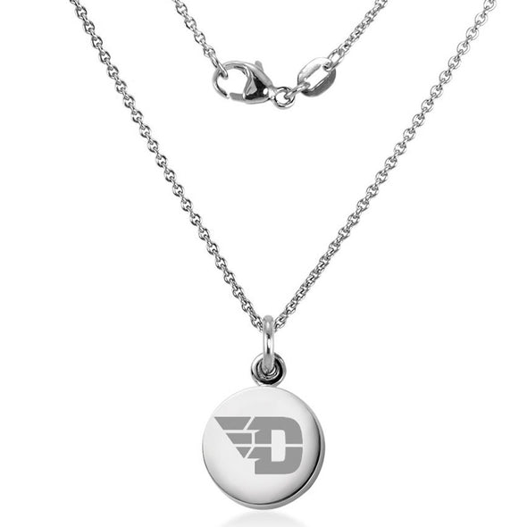 Dayton Necklace with Charm in Sterling Silver Shot #2
