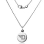 Dayton Necklace with Charm in Sterling Silver Shot #2