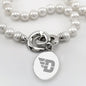 Dayton Pearl Necklace with Sterling Silver Charm Shot #2