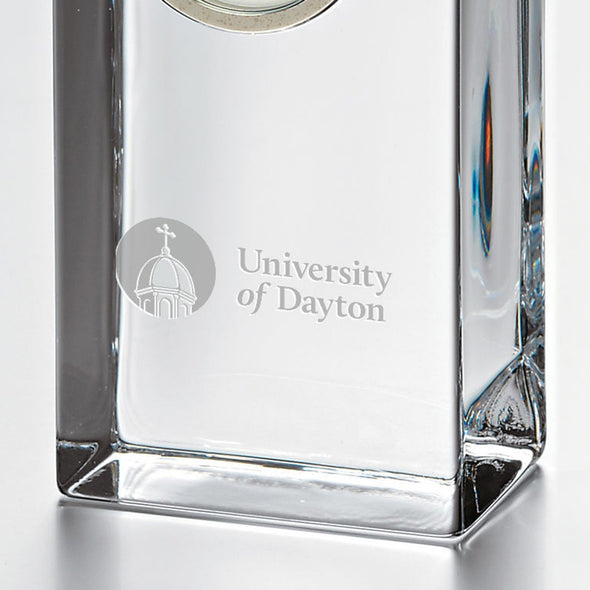 Dayton Tall Glass Desk Clock by Simon Pearce Shot #2