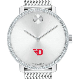 Dayton Women's Movado Bold with Crystal Bezel & Mesh Bracelet Shot #1