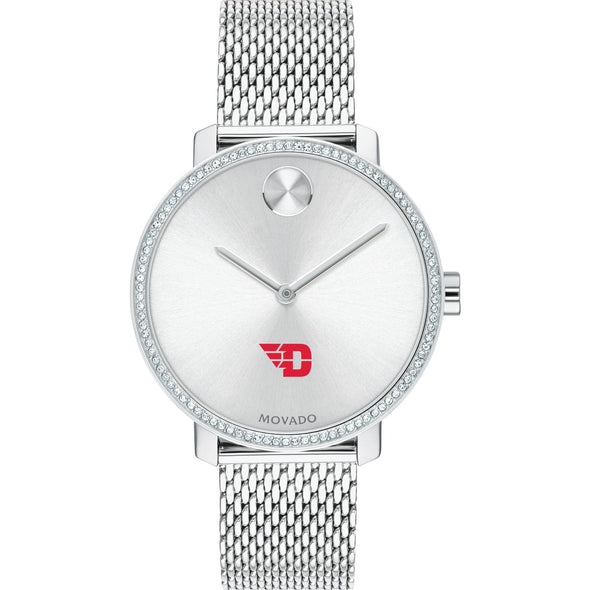 Dayton Women's Movado Bold with Crystal Bezel & Mesh Bracelet Shot #2