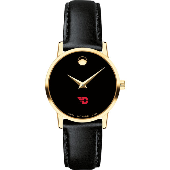 Dayton Women's Movado Gold Museum Classic Leather Shot #2