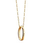 DDD Monica Rich Kosann Carpe Diem Poesy Ring Necklace Gold Shot #1