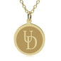 Delaware 18K Gold Pendant & Chain Shot #1