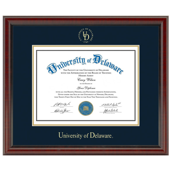 Delaware Diploma Frame, the Fidelitas Shot #1