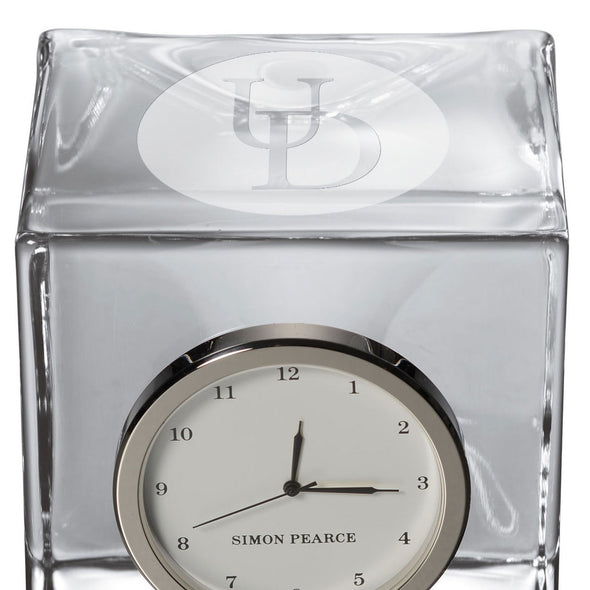 Delaware Glass Desk Clock by Simon Pearce Shot #2
