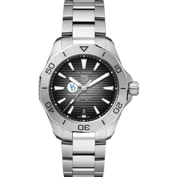 Delaware Men's TAG Heuer Steel Automatic Aquaracer with Black Dial Shot #2
