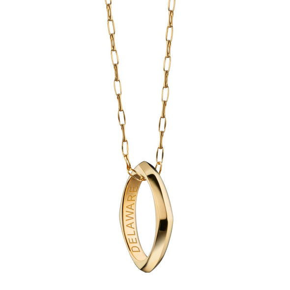 Delaware Monica Rich Kosann Poesy Ring Necklace in Gold Shot #1
