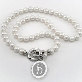 Delaware Pearl Necklace with Sterling Silver Charm Shot #1