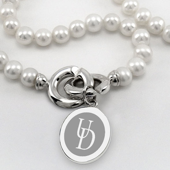 Delaware Pearl Necklace with Sterling Silver Charm Shot #2