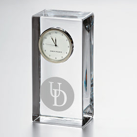 Delaware Tall Glass Desk Clock by Simon Pearce Shot #1
