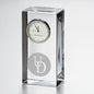 Delaware Tall Glass Desk Clock by Simon Pearce Shot #1