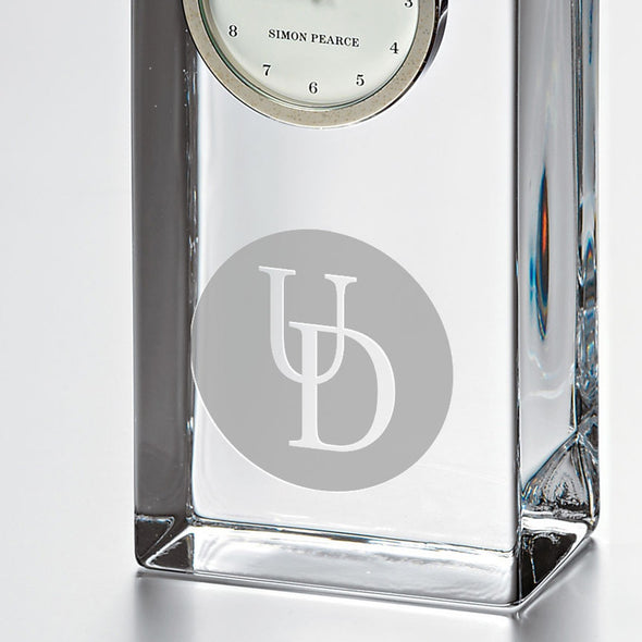 Delaware Tall Glass Desk Clock by Simon Pearce Shot #2