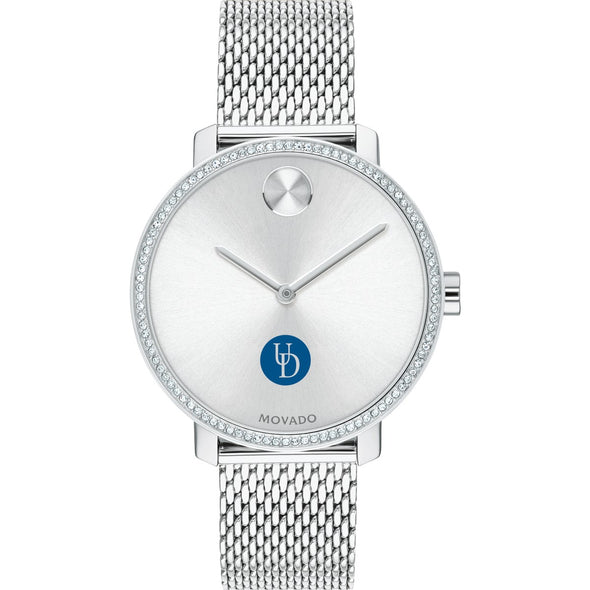 Delaware Women's Movado Bold with Crystal Bezel & Mesh Bracelet Shot #2