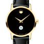 Delaware Women's Movado Gold Museum Classic Leather Shot #1