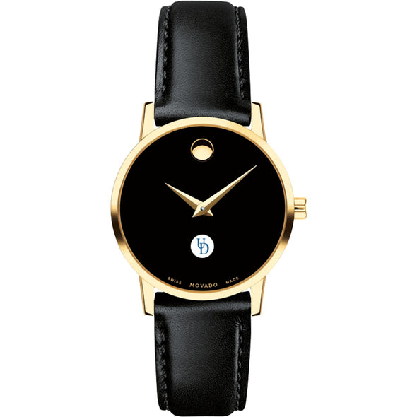 Delaware Women&#39;s Movado Gold Museum Classic Leather Shot #2