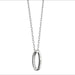 Delta Delta Delta Monica Rich Kosann "Carpe Diem" Poesy Ring Necklace in Silver