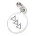 Delta Delta Delta Sterling Silver Charm