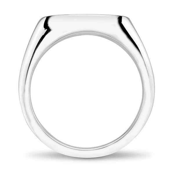 Delta Delta Delta Sterling Silver Oval Signet Ring Shot #4