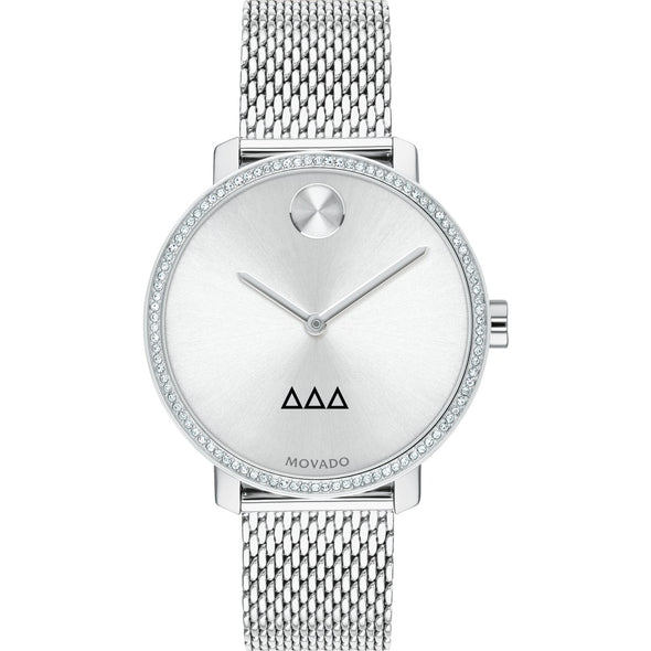 Delta Delta Delta Women's Movado Bold with Crystal Bezel & Mesh Bracelet Shot #2
