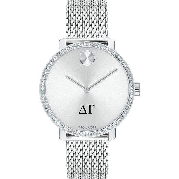 Delta Gamma Women's Movado Bold with Crystal Bezel & Mesh Bracelet Shot #2
