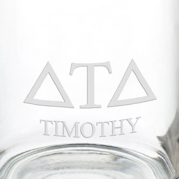 Delta Tau Delta 13 oz Glass Coffee Mug Shot #3