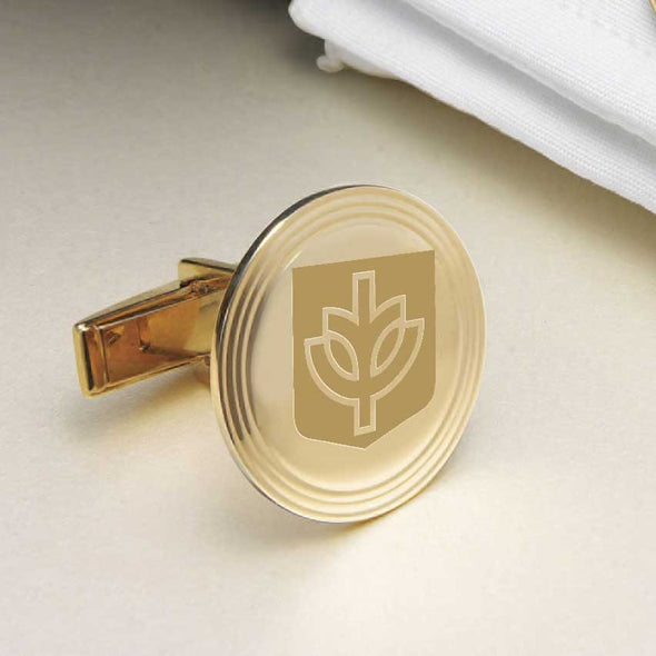 DePaul 14K Gold Cufflinks Shot #2