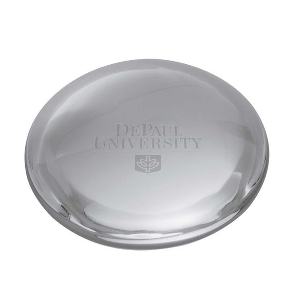 DePaul Glass Dome Paperweight by Simon Pearce Shot #2