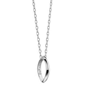 DePaul Monica Rich Kosann Poesy Ring Necklace in Silver Shot #1