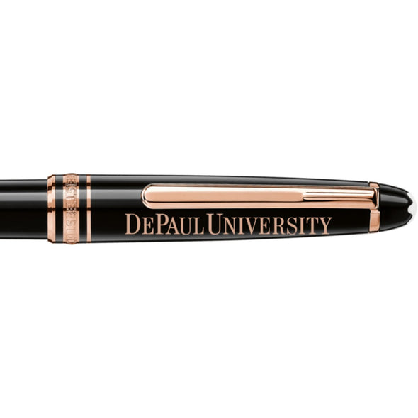 DePaul Montblanc Meisterstück Classique Ballpoint Pen in Red Gold Shot #2