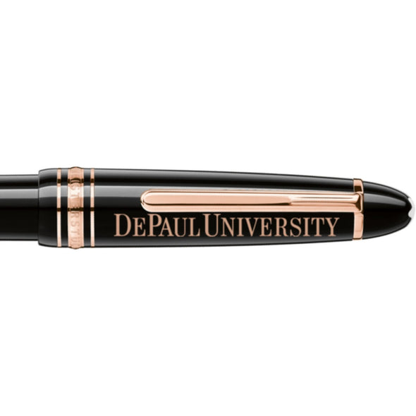 DePaul Montblanc Meisterstück LeGrand Ballpoint Pen in Red Gold Shot #2