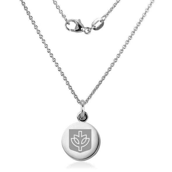 DePaul Necklace with Charm in Sterling Silver Shot #2