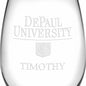 DePaul Stemless Wine Glasses Made in the USA - Set of 2 Shot #3
