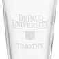 DePaul University 16 oz Pint Glass- Set of 2 Shot #3