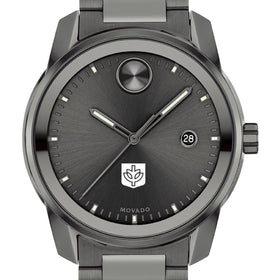 DePaul University Men's Movado BOLD Gunmetal Grey with Date Window Shot #1