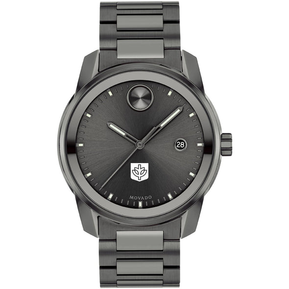 DePaul University Men's Movado BOLD Gunmetal Grey with Date Window Shot #2