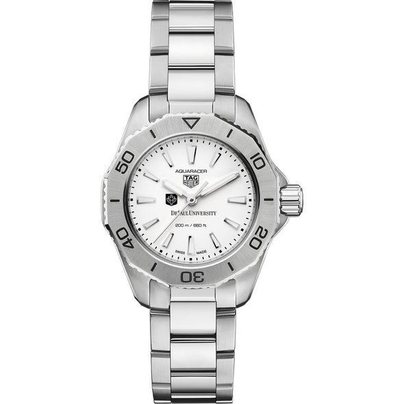 DePaul Women&#39;s TAG Heuer Steel Aquaracer with Silver Dial Shot #2
