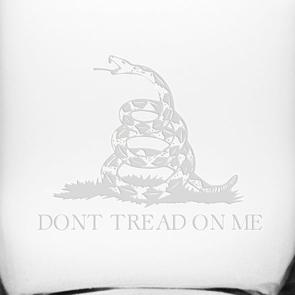 "Don't Tread on Me" Tumbler Glasses - Made in the USA Shot #2