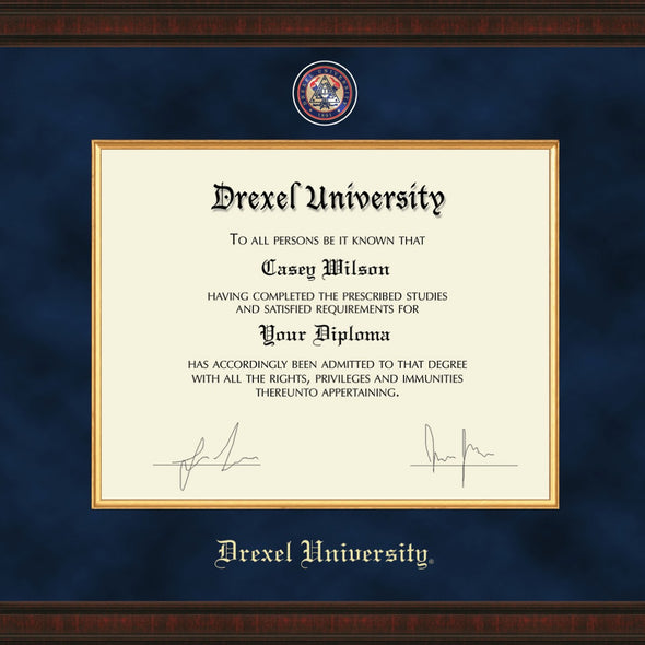 Drexel Diploma Frame - Excelsior Shot #2