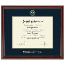 Drexel Diploma Frame, the Fidelitas Shot #1
